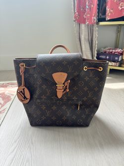 Authentic Louis Vuitton Montsouris GM Monogram Backpack