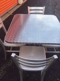tables and chairs