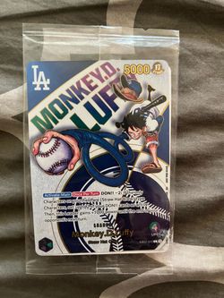 One Piece Card Monkey D. Luffy LA Dodgers EB02-010