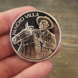 Rare Vintage 1 Oz Pancho Villa Silver Round