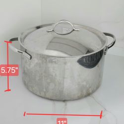 Revere Pro Line 8 QT Stainless Steel Pot with Lid