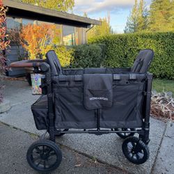 WonderFold W4 Luxe Pro 4-Passenger Multifunctional Stroller Wagon