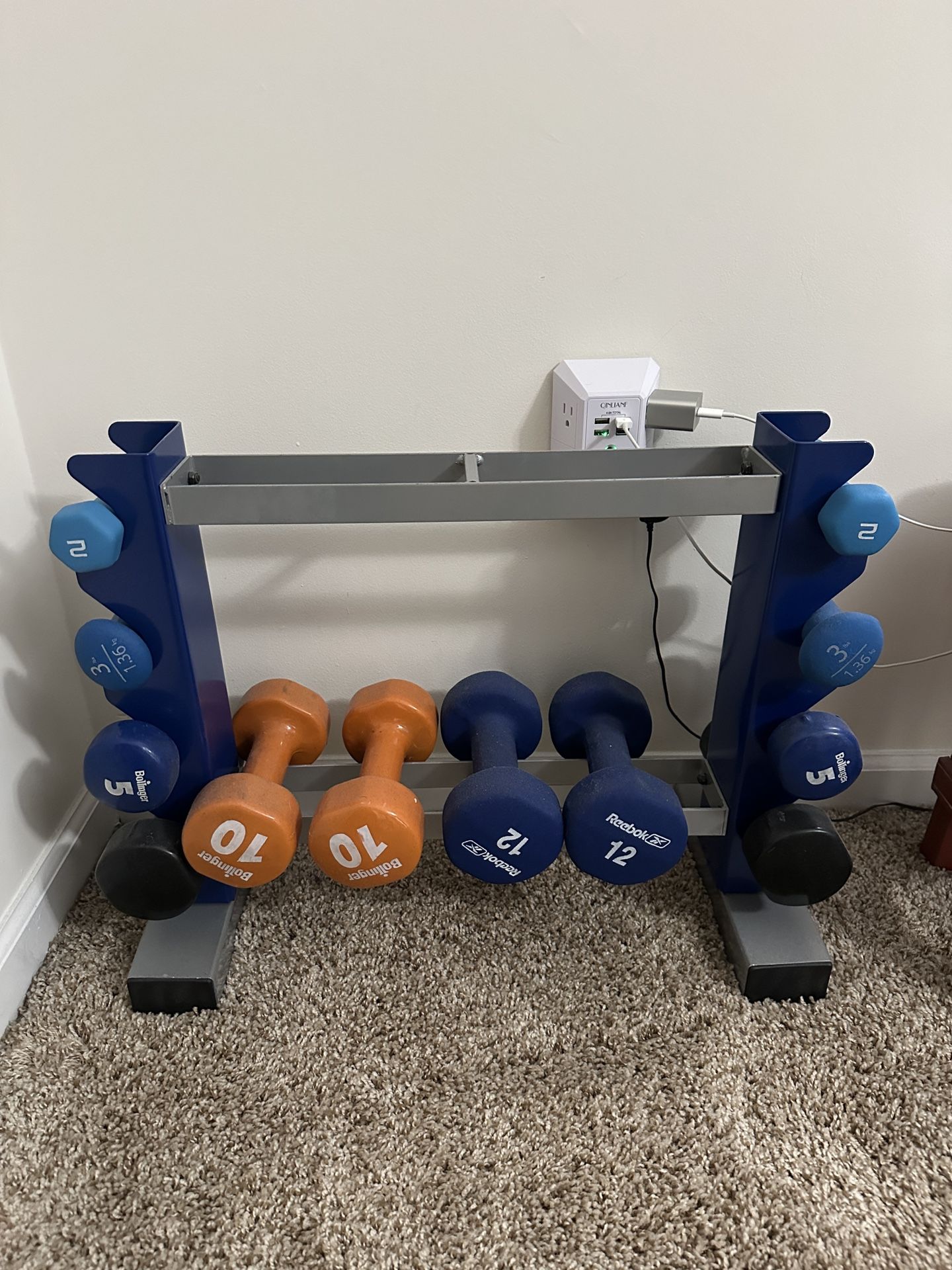 Weight Stands and Weights