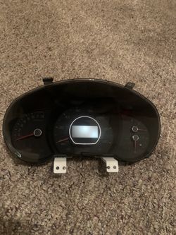 2018 Kia Soul Cluster