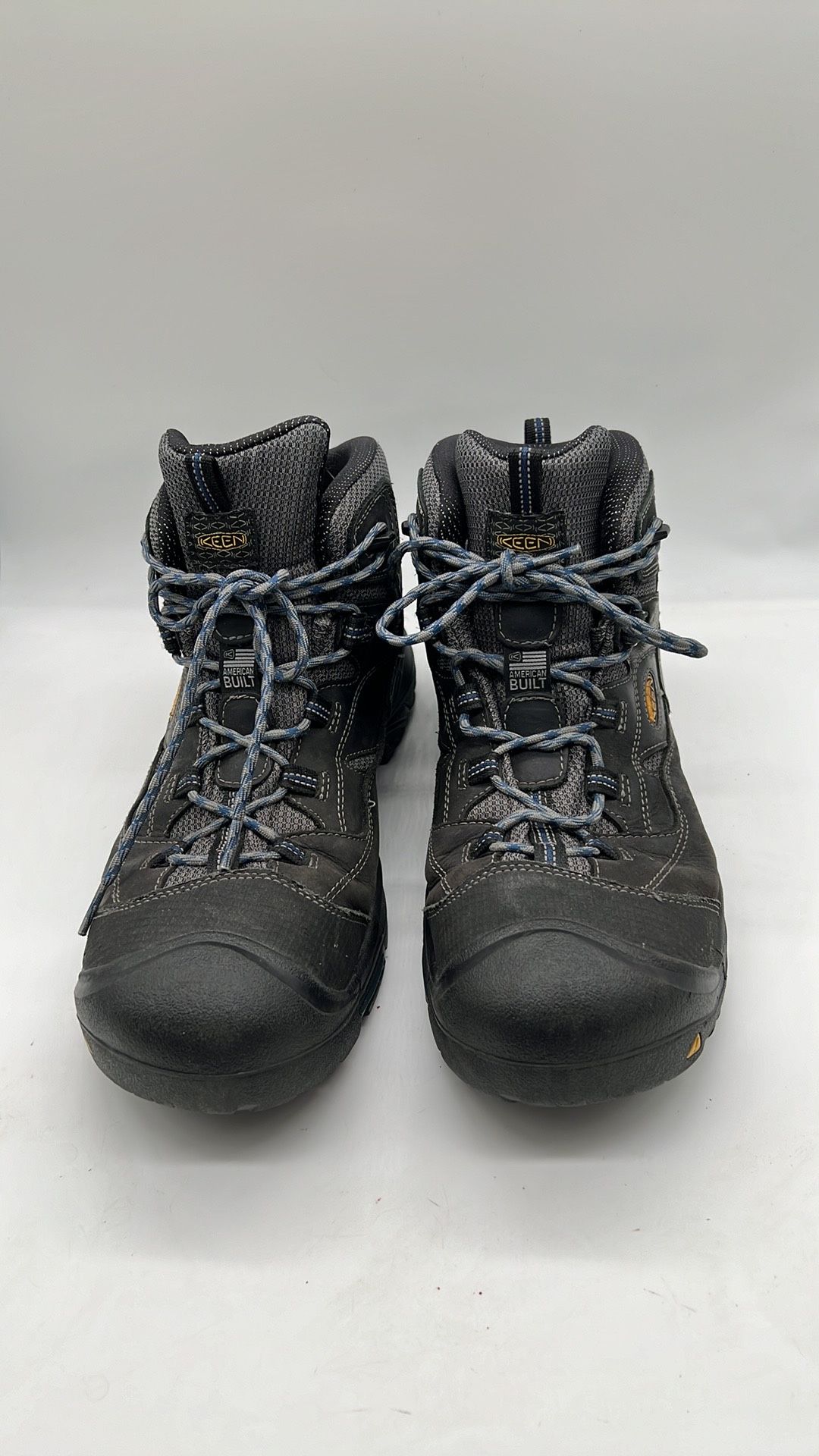 Men's KEEN Utility Braddock Mid Soft Toe Work Boots Made In USA