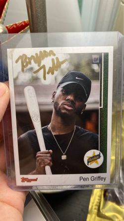 Authentic signed Bryson Tiller Pen Griffey Rookie card from Trap Soul concert