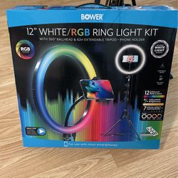 12” White/RGB Ring Light Kit 