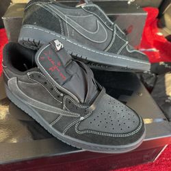 Travis Scott x Air Jordan 1 Retro Low OG SP 'Black Phantom'