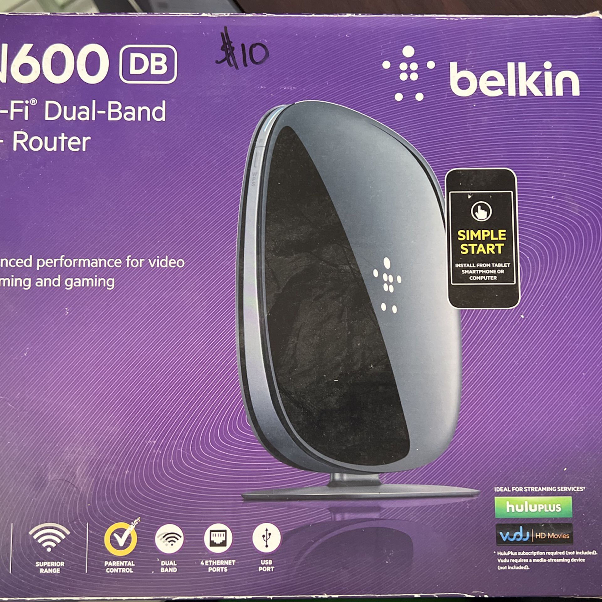 Belkin N600 DB Wi-Fi Dual-Band N+ Router