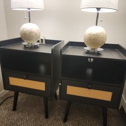 2 side table  H 23,5   W 16. inches