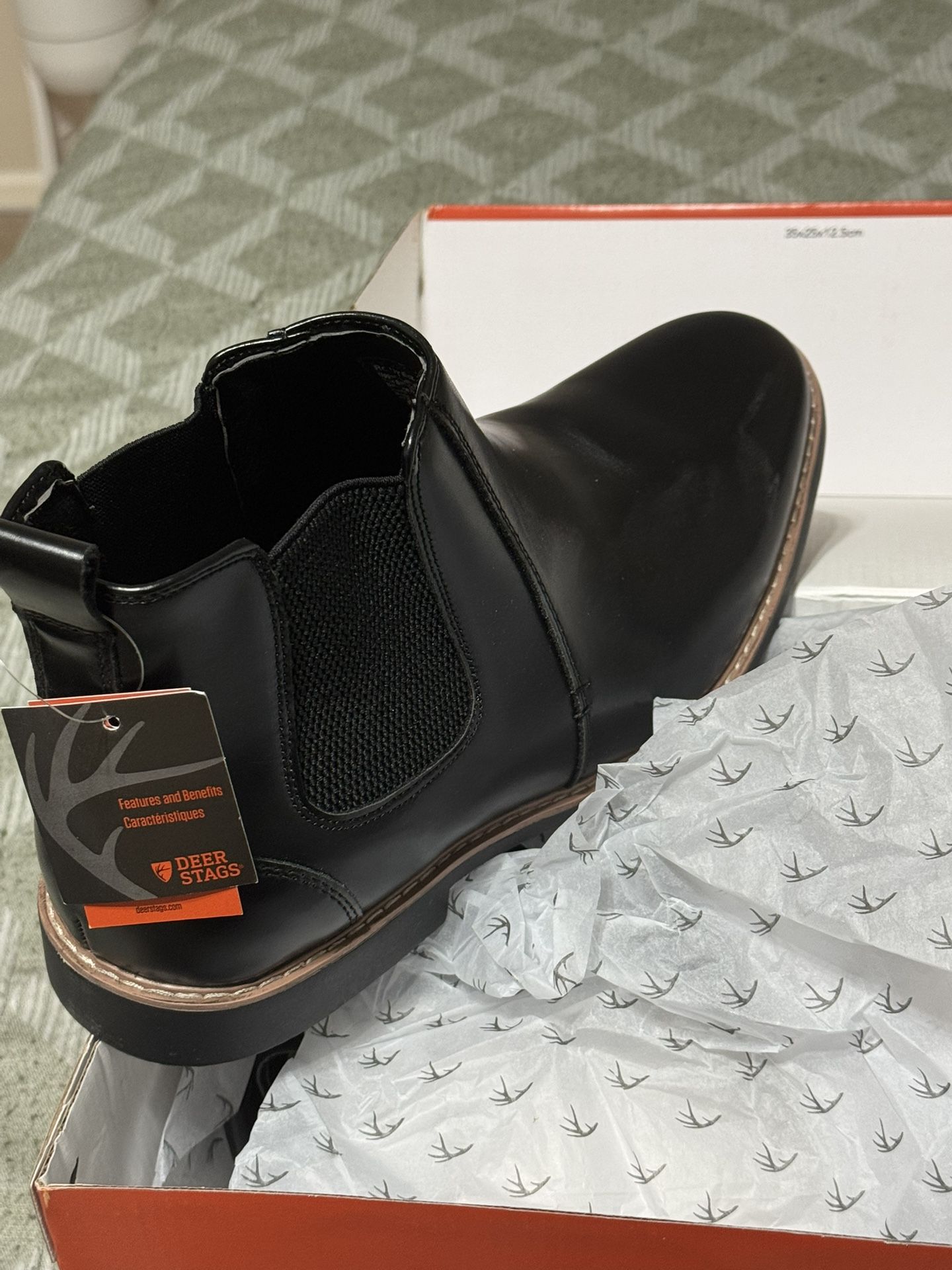 Black Chelsea Boots - New Size 11.5 