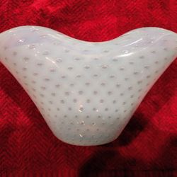 Mid-Century Fratelli Toso Murano Art Glass Bowl