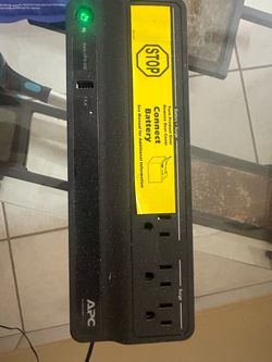 Ape battery back up 3 outlet