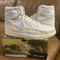 New* Nike Air JORDAN 1 Retro High OG "Union LA" BBS White MENS 10 US - DS OG All