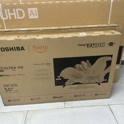 Toshiba 50” 4K Fire TV! Finance For $50 Down Payment!!
