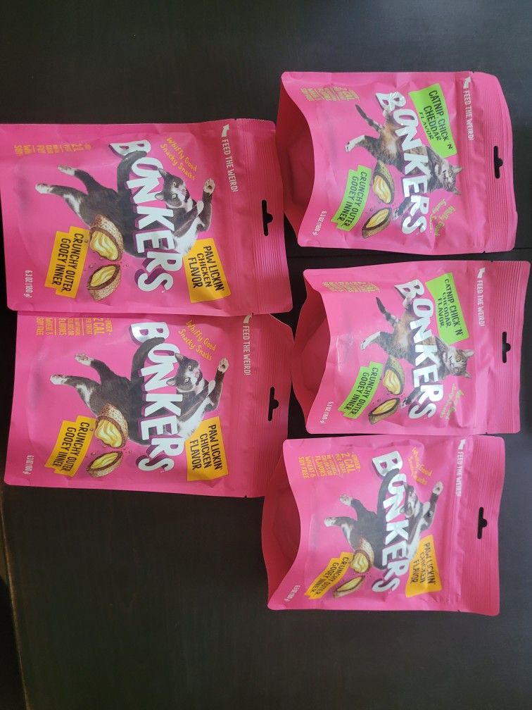 BONKERS CAT SNACKS 6.3 OZ