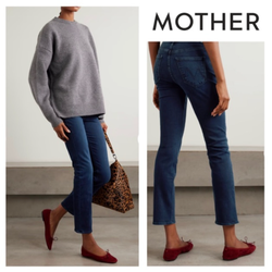 Mother The Mid Rise Dazzler Ankle in ‘Now or Never’