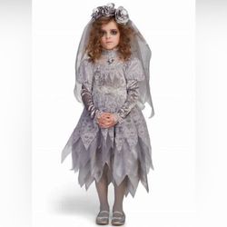 Kids Halloween Costume, Hallows Eve Spooky Bride Costume, NWT, Size 10
