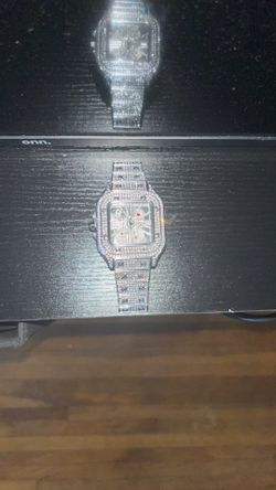 Moissanite Square Skeleton Watch