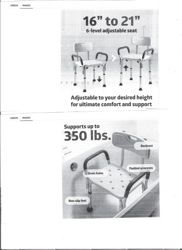 Shower or Tub Chair