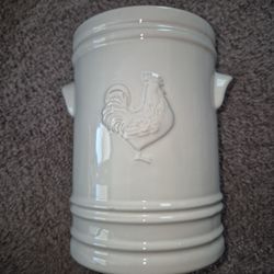 Rooster utensil holder