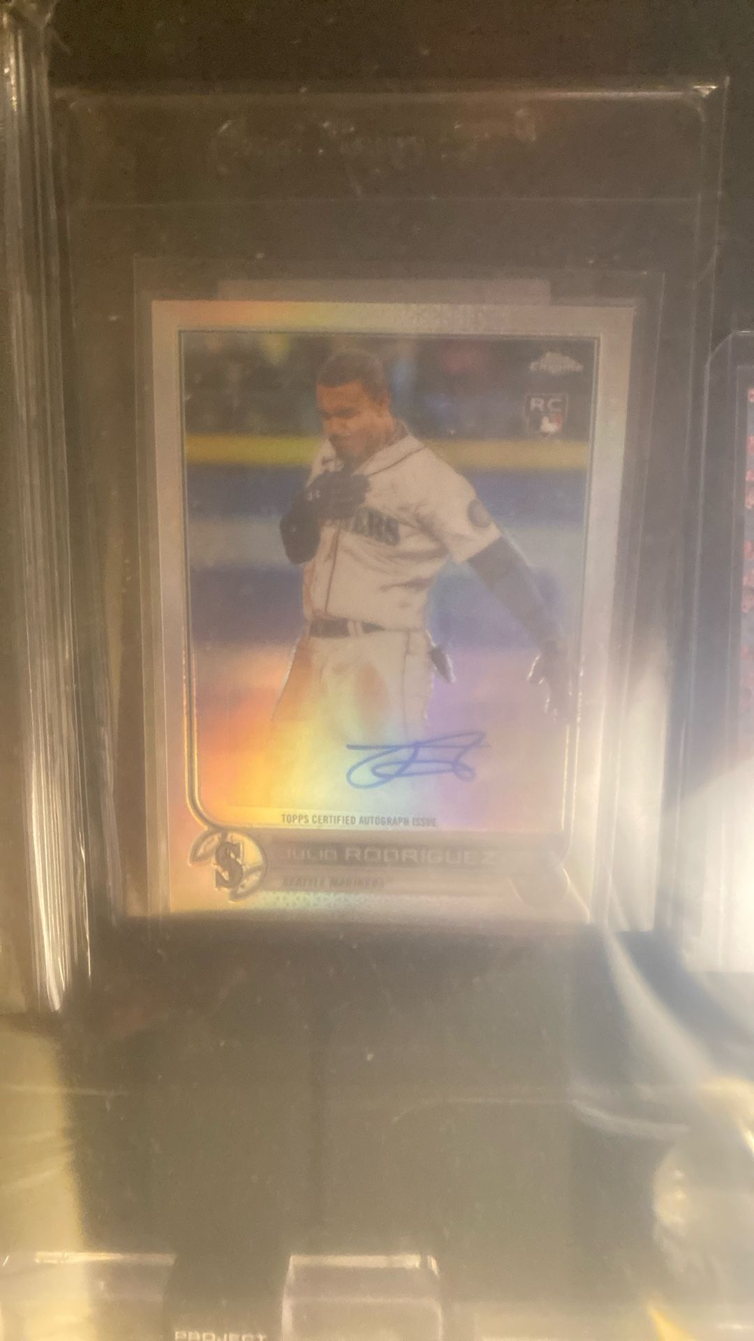 2022 Topps Chrome Julio Rodriquez Autograph RC