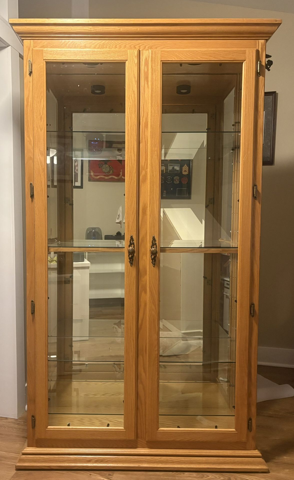 Handcrafted Curio Cabinet
