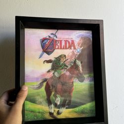Legend of Zelda Ocarina Of Time Holographic 3D Artwork 