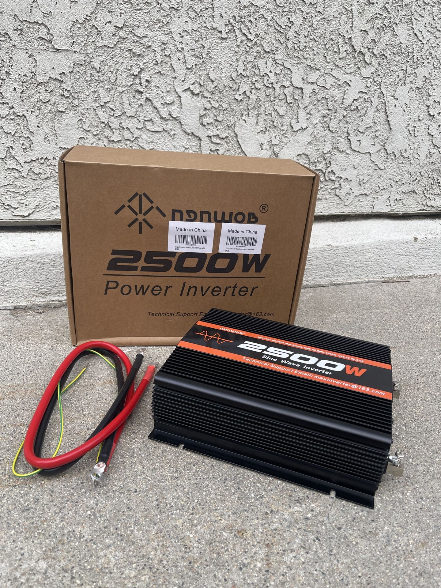 2500W Inverter Pure sine Wave Inverter 2000 watt Inverter 12v Inverter RV Inverter Truck Inverter Power Inverter 12V to 110 for Car Truck semi Truck V