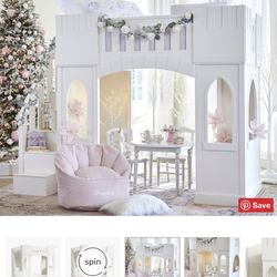 Pottery Barn Kids Castle Loft Bed