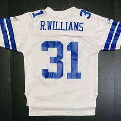 Dallas Cowboys #31 Reebok Roy R. Williams White NFL Jersey Youth Medium 10-12