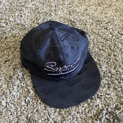 Supreme Jacquard Script 6-Panel Navy 