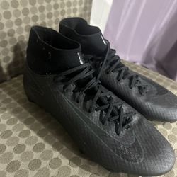 Black Nike Mercury Cleats 