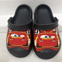 Lightning McQueen Boys Red Checkered Cartoon Cars Clog Sandals