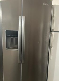 Whirlpool Refrigerator Fridge Side By Side Side by Side With Ice Maker