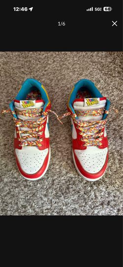 Fruity Pebbles Dunk Size 8.5 Mens