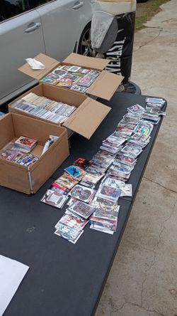 Large Lot of Sports Trading Cards
