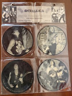 Metallica Vinyl Picture Disc collection Baktabak Rare Interview