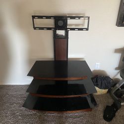3 Shelf Tv Stand With Tv Mount 