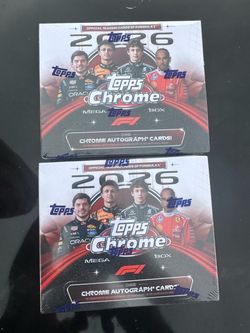 2026 TOPPS CHROME Formula 1 MEGA BOX F1 Racing Brand New Sealed