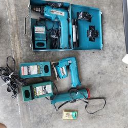 Marital Drill Gun N Jigsaw N Flashlight N Battery Charger