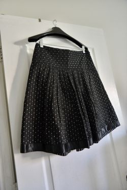 Polka Dots Black & White Skirt - Best Quality!