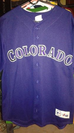 MLB Colorado Rockies baseball jersey