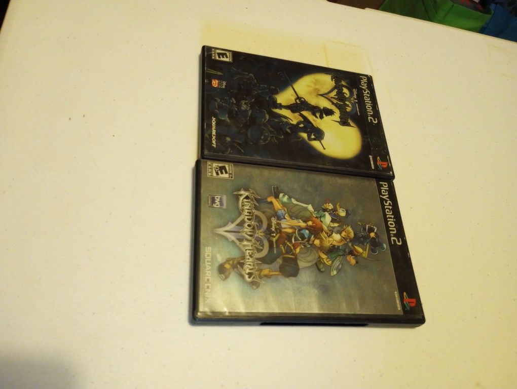 Kingdom Hearts 1 and 2 PS2