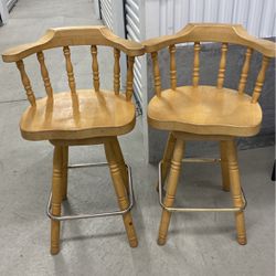 Wood Bar chairs