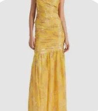 Shoshanna Women Yellow Sia Sunrise Dress