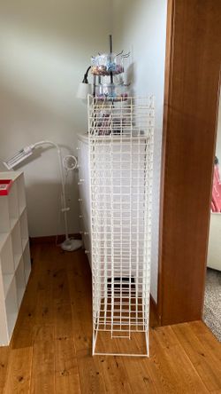 Scrapbook Paper Rack (white)