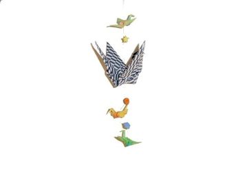 Graceful Origami Cranes With Wishing Stars