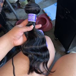 Human hair bundle 14”