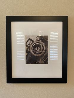 2 framed photography/camera photos